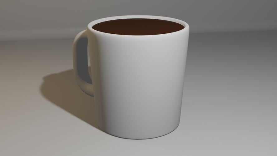 Cup With Coffee 3D model 3D Print 512873
