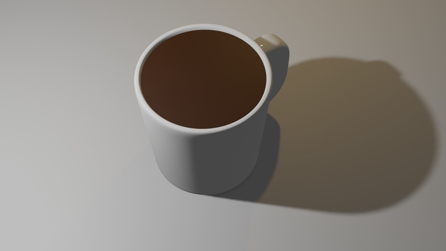 Cup With Coffee 3D model 3D Print 512874