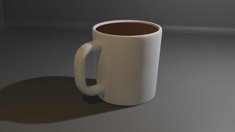 Cup With Coffee 3D model