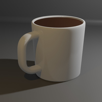 Small Cup With Coffee 3D model 3D Printing 512877