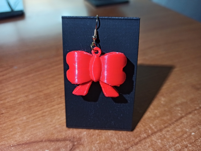 Ribbon earrings pendant 3D Print 512937