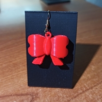 Ribbon earrings pendant - Thumbnail 1