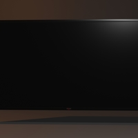 Black TV 3D Model - Thumbnail 2