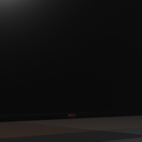 Black TV 3D Model - Thumbnail 5