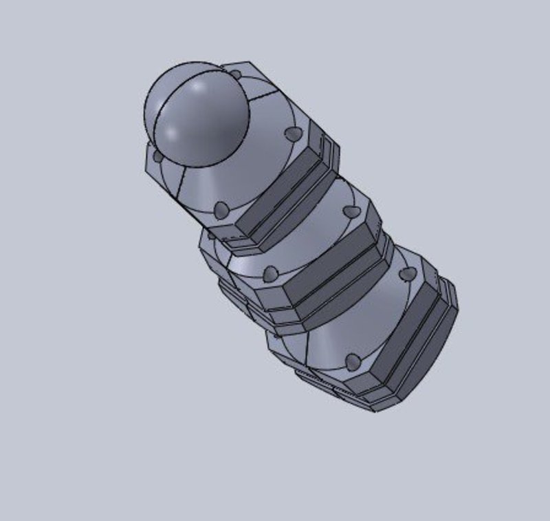 little tentacle controlled by string easy print