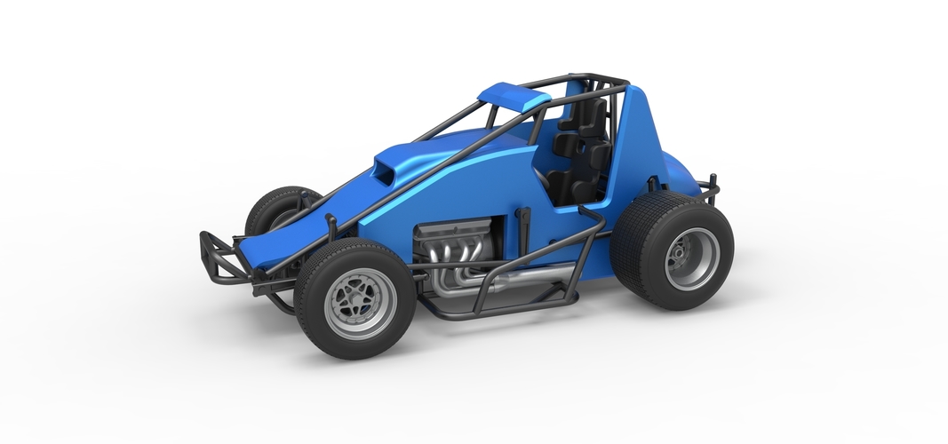 Diecast Sprint car Scale 1:25 3D Print 512992