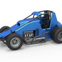 Sprint car Scale 1:25 - Thumbnail 1