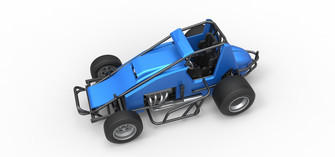 Diecast Sprint car Scale 1:25 3D Print 512993