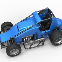 Sprint car Scale 1:25 - Thumbnail 2