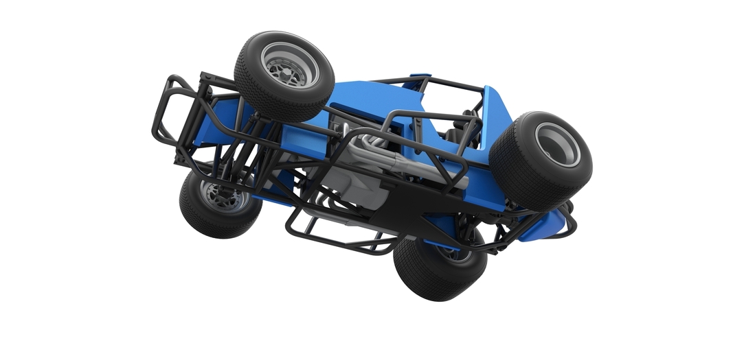 Diecast Sprint car Scale 1:25 3D Print 512994