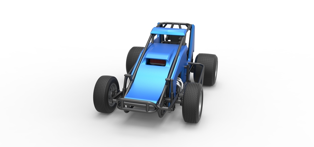 Diecast Sprint car Scale 1:25 3D Print 512995