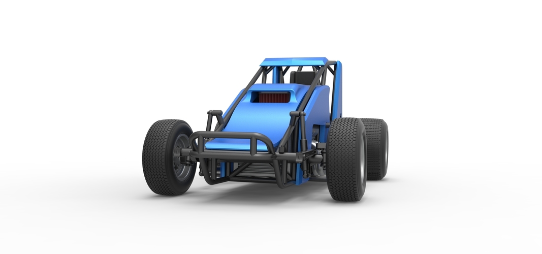 Diecast Sprint car Scale 1:25 3D Print 512996