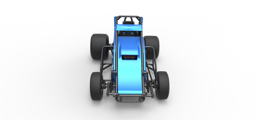 Diecast Sprint car Scale 1:25 3D Print 512997