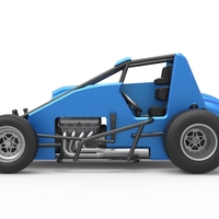 Sprint car Scale 1:25 - Thumbnail 8