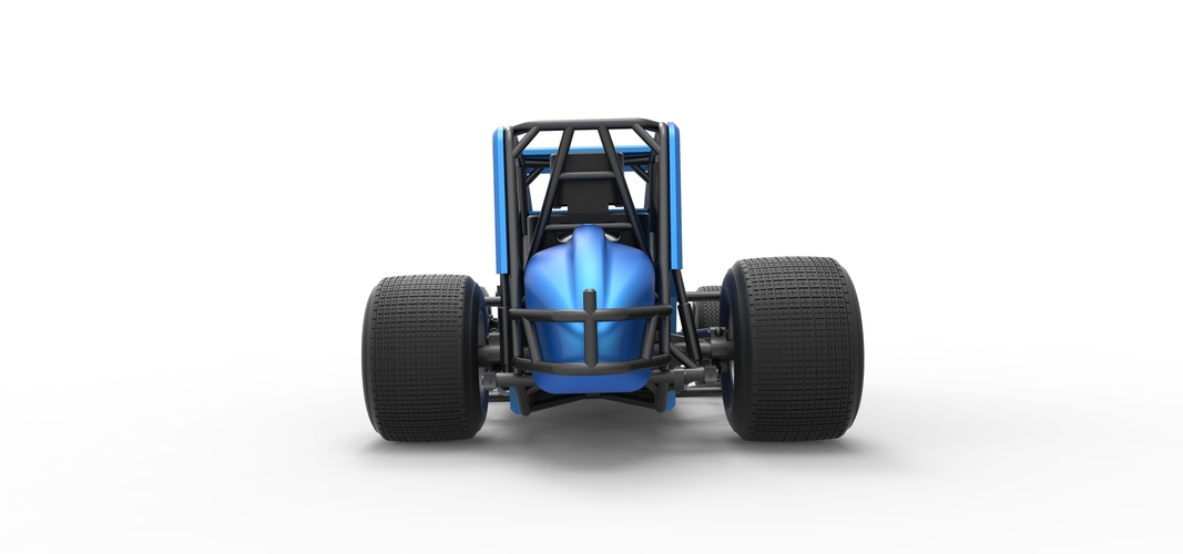 Diecast Sprint car Scale 1:25 3D Print 513005