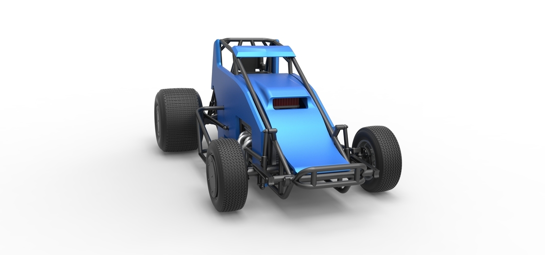 Diecast Sprint car Scale 1:25 3D Print 513010