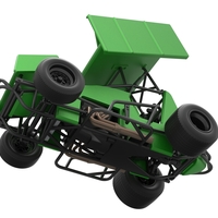 Winged Sprint car Scale 1:25 - Thumbnail 3
