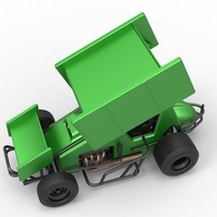 Winged Sprint car Scale 1:25 - Thumbnail 4