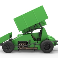 Winged Sprint car Scale 1:25 - Thumbnail 9