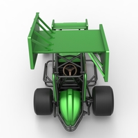 Winged Sprint car Scale 1:25 - Thumbnail 15