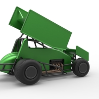 Winged Sprint car Scale 1:25 - Thumbnail 16