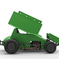 Winged Sprint car Scale 1:25 - Thumbnail 17