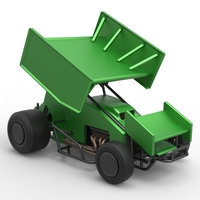 Winged Sprint car Scale 1:25 - Thumbnail 19