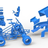 Winged Sprint car Scale 1:25 - Thumbnail 20