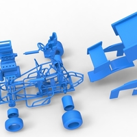 Winged Sprint car Scale 1:25 - Thumbnail 21