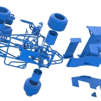 Winged Sprint car Scale 1:25 - Thumbnail 22