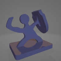 Shield Man Knife Holder - Thumbnail 3