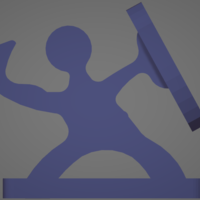 Shield Man Knife Holder - Thumbnail 4