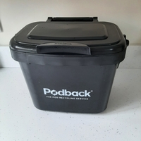 Small Podback food recycle 5 litre bin floor grid 3D Printing 513189
