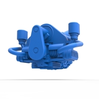 Diecast engine for Sand Rail buggy Scale 1:4 - Thumbnail 5