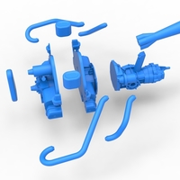 Diecast engine for Sand Rail buggy Scale 1:4 - Thumbnail 15