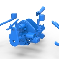 Diecast engine for Sand Rail buggy Scale 1:4 - Thumbnail 17