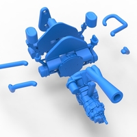 Diecast engine for Sand Rail buggy Scale 1:4 - Thumbnail 22