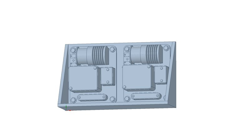 T.1154 transmitter assembly 1/5 scale