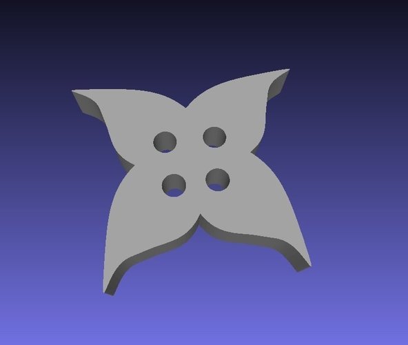 MakerTree 3D: Butterflower button