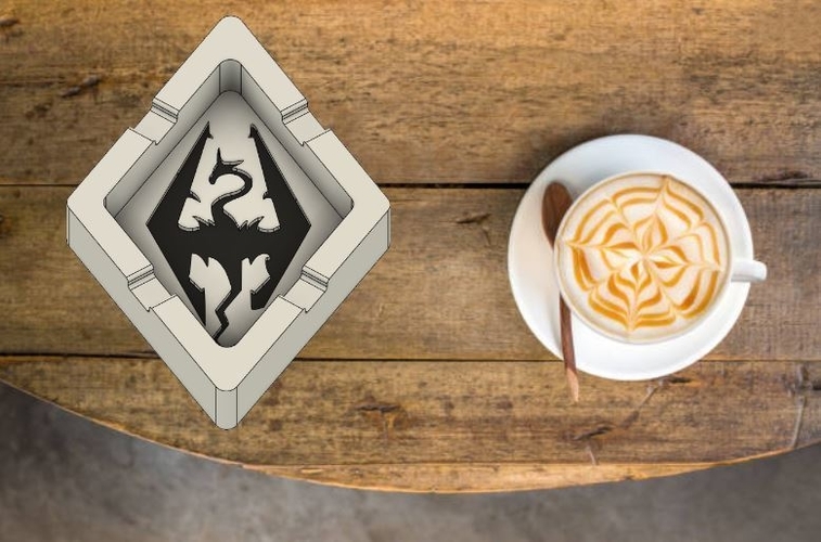 Skyrim Ashtray 3D Print 513551