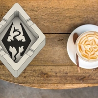 Small Skyrim Ashtray 3D Printing 513551