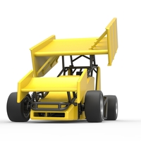 Pavement Winged Sprint car Scale 1:25 - Thumbnail 6