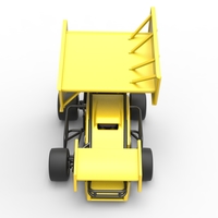 Pavement Winged Sprint car Scale 1:25 - Thumbnail 8