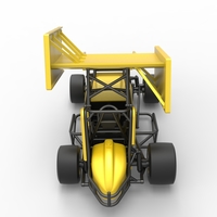 Pavement Winged Sprint car Scale 1:25 - Thumbnail 15