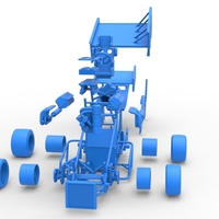 Pavement Winged Sprint car Scale 1:25 - Thumbnail 24