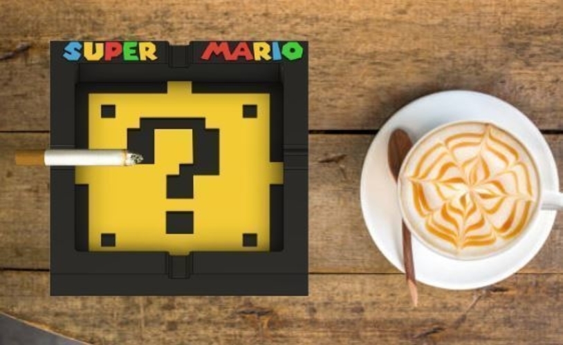 Super Mario Ashtray 3D Print 513698