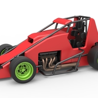 Pavement Sprint car Scale 1:25 - Thumbnail 1