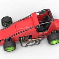 Pavement Sprint car Scale 1:25 - Thumbnail 4
