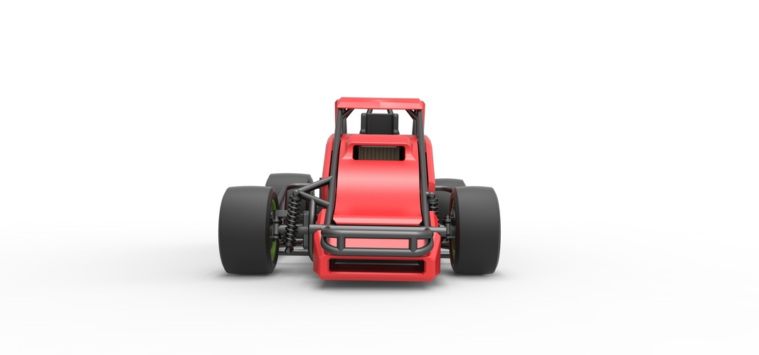 Pavement Sprint car Scale 1:25 3D Print 513734