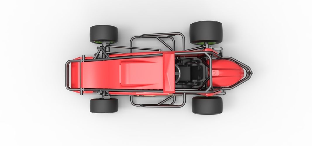 Pavement Sprint car Scale 1:25 3D Print 513737